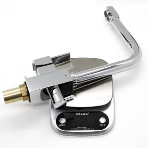 <span class=keywords><strong>Robinet</strong></span> de cuisine moderne, simple et innovant, en céramique carrée, avec noyau de valve chromé, à trou unique, à <span class=keywords><strong>double</strong></span> poignée, eau froide et chaude - Product Image 6