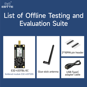 Ebyte E32-433TBL-SC <b>RF</b> transceiver Offline test evaluation kit 433mhz E32-433T20S lora serial <b>wireless</b> <b>module</b> development board - Product Image 6