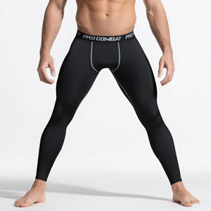 Mallas deportivas de talla grande de alta calidad para hombre, mallas transpirables ligeras para entrenamiento de hombre, mallas largas ajustadas de secado rápido para correr y Fitness - Product Image 4