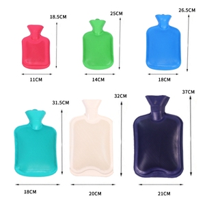 Mini bouteille d'eau chaude <span class=keywords><strong>auto</strong></span>-chauffante d'hiver en caoutchouc naturel 500-2000 ML promotionnelle personnalisée - Product Image 4