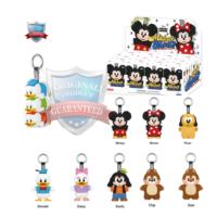 Nouvelle Série de Porte-clés 100% Originaux La Famille Mickey Adorablement Réunie, Figurines Artisanales d'Anime en Vinyle, Boîte Mystère Cadeau