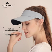 Visera Deportiva Lackpard de Estilo Informal para Adultos, Unisex, 100% Poliéster, con Bordado 3D y Estampado Digital, para Verano
