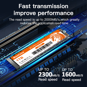Bestoss M.2 PCIe <span class=keywords><strong>3</strong></span>.0 X4 NVMe 128GB-2TB interne SSD voor desktops met 3000-3200MB/s lees- en 2000-2700MB/s schrijfsnelheid - Product Image 2