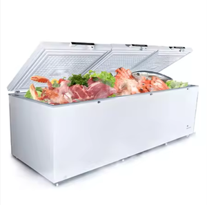 Congelador Horizontal de Gran Capacidad, Congelador Comercial de Doble Tapa con Ruedas para Supermercados y Tiendas de Comestibles - Product Image 3