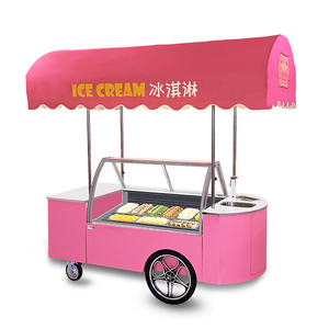 Carrello Espositore per Gelati Commerciale, Carrello Portatile per Gelati, Vetrina Refrigerata per Gelati da Supermercato <span class=keywords><strong>in</strong></span> Offerta - Product Image 2