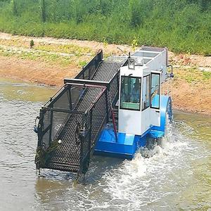 Máquina cosechadora de jacinto de agua pequeña acuática usada Venta de máquinas cortadoras de lenteja de agua en todo el mundo - Product Image 4