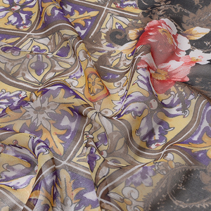 <span class=keywords><strong>Georgette</strong></span> Voan Mềm Các Loại Hoa Hoa Mô Hình In Ấn Phong Cách Kỹ Thuật Số Vải Lụa Cho Đám Cưới In Tops - Product Image 5