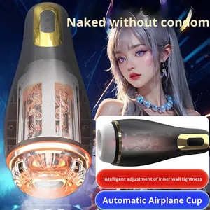 JRUI JRUI-M002 Alat Masturbasi Pria Otomatis dengan Fungsi Vagina dan Pengisap Elektrik, Laris Manis - Product Image 5