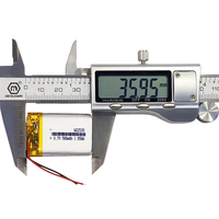 Batterie LiPo certifiée UL 602535 3.7V 500mAh à longue durée de vie pour capteurs de maison intelligente, mini-ventilateurs et gadgets 602540 603030 603040