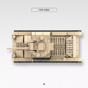 ThirdParty <span class=keywords><strong>300012</strong></span> British Valentine Tank Mk.III, Modelo de Juguete para Armar, Vehículo Blindado con Orugas, Bloques de Construcción - Product Image 5