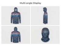 Chemise de pêche performante personnalisée UPF 50+, vente en gros de maillots de pêche sublimés à séchage rapide, fabricant