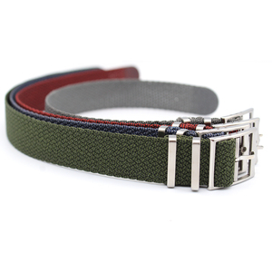 새로운 업그레이드 원피스 빈티지 시계 시계 스트랩 두 혼합 블랙 나일론 <span class=keywords><strong>Perlon</strong></span> 스트랩 18mm 20mm 22mm - Product Image 4