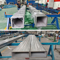 Tubo Cuadrado de Acero Inoxidable de Grado de Ingeniería, Gran Tamaño, 150x150, Sección de Pared Gruesa para Soportes o Estructuras de Equipos