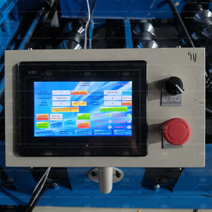 Vodley High-Accuracy Colored Glaze Steel Roof <b>Tile</b> Roll Forming Machine 0.3-0.8mm Thickness 1000mm Feeding Width 220V/380V/440V - Product Image 5