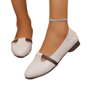 Nouvelles chaussures plates décontractées à enfiler, respirantes, légères, à talon bas, semelle souple, confortables, en caoutchouc/PVC pour l'été - Product Image 4