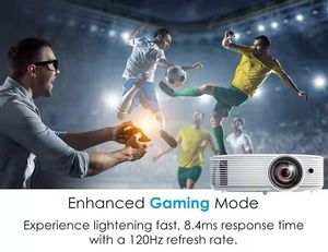 Proyector de Videojuegos de Tiro Corto Optoma GT1080HDR, 3800 Lúmenes Ansi, <span class=keywords><strong>Modo</strong></span> de Juego Mejorado para Videojuegos a 1080P y 120Hz, 8.4 ms, Compatible con 4K 3D - Product Image 6