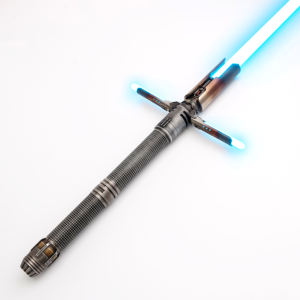 TXQSaber Crossguard <span class=keywords><strong>Cal</strong></span> <span class=keywords><strong>Kestis</strong></span> Neopixel sable de luz Light-up Cosplay juguetes 27 fuentes de sonido personalizado Soundboard Saber láser - Product Image 1