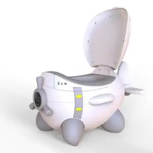 Aereo aereo personalizzato Baby Toilet Trainer cuscino morbido vasino sedia ragazzi e ragazze Toddler plane vasino Training Toilet