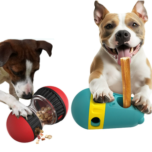 <span class=keywords><strong>Jouet</strong></span> Puzzle pour Chien en Promotion : Balle Distributrice <span class=keywords><strong>de</strong></span> Friandises à Rouler pour Stimulation et Alimentation Lente - Product Image 1
