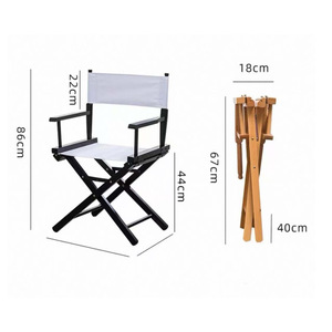 <span class=keywords><strong>Chaise</strong></span> de directeur <span class=keywords><strong>en</strong></span> bois massif personnalisable Design moderne <span class=keywords><strong>Petite</strong></span> commande Personnalisation OEM/OEM pour les aventures <span class=keywords><strong>en</strong></span> plein air - Product Image 1