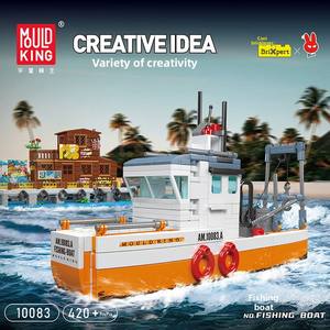 MOULD KING-Ensemble de blocs de construction pour garçons et filles, modèle de bateau de sauvetage multifonctionnel de Norvège de 10080 <span class=keywords><strong>à</strong></span> 218 - Product Image 5