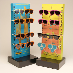 Double side in ấn tầng thường vụ mới nhất phổ biến cửa hàng tông kính mặt trời hiển thị đứng giá - Product Image 2