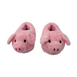 시노민트 도매 겨울 플러시 동물 장난감 슬리퍼 털 안감 미끄럼 방지 발가락 가리개 실내화 여성용 - Product Image 3