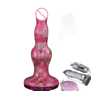 <span class=keywords><strong>Vibrator</strong></span> Dildo anjing besar 8 inci dengan 10 frekuensi Dildo stimulasi vagina super untuk wanita masturbasi realistis besar - Product Image 1