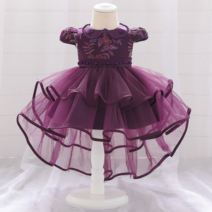 Rắn mô hình bé bên ăn mặc thời trang satin trẻ sơ sinh <span class=keywords><strong>Toddler</strong></span> Công Chúa Hoa ăn mặc cho cô gái cho cuộc thi sắc đẹp và lễ hội - Product Image 5