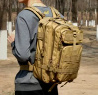 Sac à dos tactique Molle 30L, imperméable, en Oxford, pour randonnée, camping, voyage, sac à bandoulière