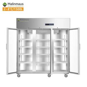 Malinmaus 1500L 2 à 8 degrés réfrigérateur de laboratoire médical grande capacité trois portes médecine pharmacie Vaccin Réfrigérateur - Product Image 3