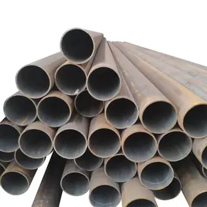 Factory flange seamless carbon steel round tube length 6m 12m SS41 ST52 S45C seamless carbon steel pipe price