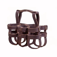 Porte-bouteille de bière en cuir Porte-bouteille de bière Protecteur de canette
