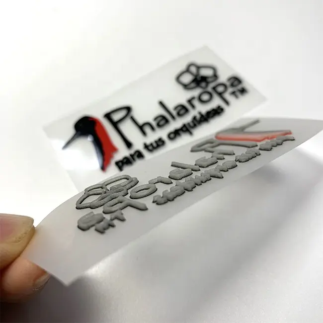 Serigrafia personalizzata guanto in rilievo costumi da bagno ferro sulla pressa di calore logo 3d patch in gomma etichetta di trasferimento di calore in pvc per borsa per abbigliamento