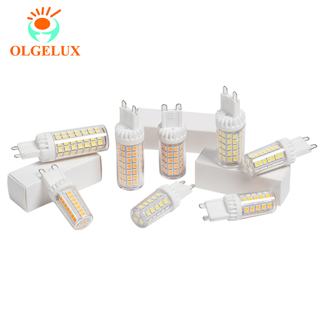China Manufacturing Mini G9 LED Bulbs Plastic and Ceramic Raw Material Skd Lights Parts