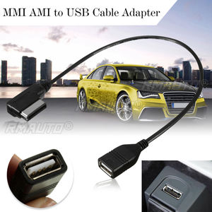 Cable Adaptador de Audio AUX a USB Hembra MDI MMI AMI para AUDI A3/A4/A5/A6/Q5 VW Tiguan GTI CC Magotan - Product Image 1