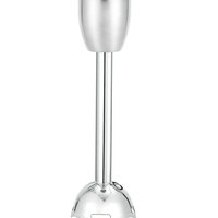 Mixeur plongeant électrique multifonctionnel en acier inoxydable à deux vitesses avec bouton-poussoir, 4 lames, nettoyage en un clic, certifié CE pour