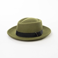 Nouveau Chapeau Fedora Tendance Automne Hiver 2026 avec Ruban Tressé en Feutre 100% Laine – Style Britannique Quotidien Jazz