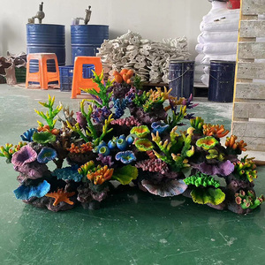 Aquariumdecoratie Koraalboom Landschapsarchitectuur Simulatie Zeewater Tank Rotstuin Landschapskunst Creatief - Product Image 1