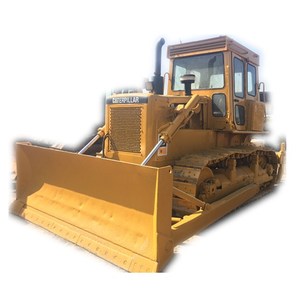 รถดันดินตีนตะขาบ Caterpillar D6D ผลิตในสหรัฐอเมริกา ใช้งานน้อย พร้อมใบมีดตรง ริปเปอร์ และเครื่องยนต์ 3306 ของแท้ - Product Image 1