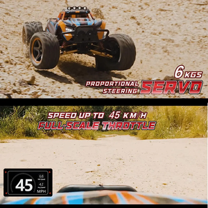 NOUVEAU WLtoys 104009 1/10 Scale 4WD 2.4GHz Radio Control Electric 45 km/h High Speed Racing RC Rock Crawler Truck for Boys - Product Image 4