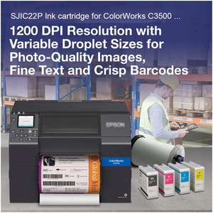 Cho Epson sjic30p sjic22p sjic26p sjic35p sjic41p sắc tố Hộp mực mực tương thích cho Epson TM-C7500G TM-C3500 nhãn máy in - Product Image 6