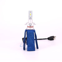 Ampoules de phare LED LANSEKO 5S PLUS H1 H3 H7 H11 9005 avec puce PHI-ZES 25W 4000LM Dissipation de chaleur par bande de cuivre pour phare LED de voiture