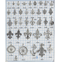 Le nouveau pendentif d'ancre d'orleans pendentif pour la fabrication de bijoux Zakka pendentif tibétain en argent