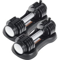 Haltère réglable durable avec système de verrouillage rapide pour les exercices de squat, de curl et de pression