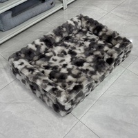 Canapé-lit orthopédique rectangulaire pour chien, résistant aux morsures, confortable et moelleux, idéal pour le sommeil des animaux