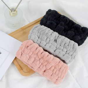 Absorberende Reiniging Face Wash Spa Polsband En Hoofdband Sets Washbandjes Met Logo Custom - Product Image 2