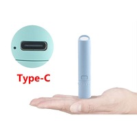 XJ-809 senter berkemah Mini portabel, lampu kerja plastik Lumen tinggi IP67 sinar dapat disesuaikan dapat diisi ulang tipe-c