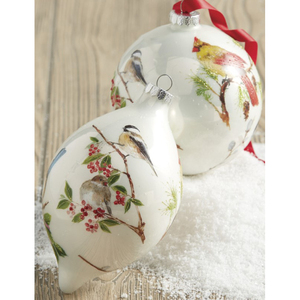 Ornamenti di natale all'ingrosso festivo stampa di lusso palle personalizzate albero decorativo di natale <span class=keywords><strong>animali</strong></span> di vetro - Product Image 3