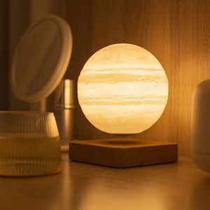 Pendente stile scandinavo illuminazione Designer moderna bolla di vetro levitazione magnetica galleggiante giove lampadario luce domestica - Product Image 3
